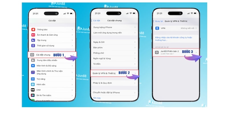 Tải App Jun88 Đơn Giản - Trải Nghiệm Cực Đã Trên Di Động 3 Cách cài đặt ứng dụng nhà cái Jun88